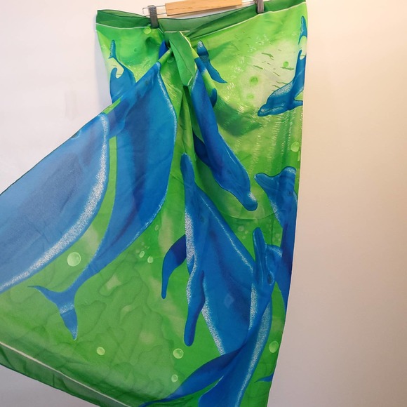 Dolphin Sarong Cover Up - Picture 2 of 7